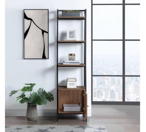 Стеллаж Lancaster — 182×48,9×40,6 см, вариант светлый/темный