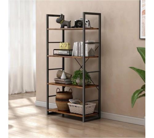 Стелаж Landrienne з 4 полицями, 120×60×30 см