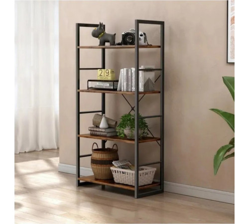 Стеллаж Landrienne с 4 полками, 120×60×30 см