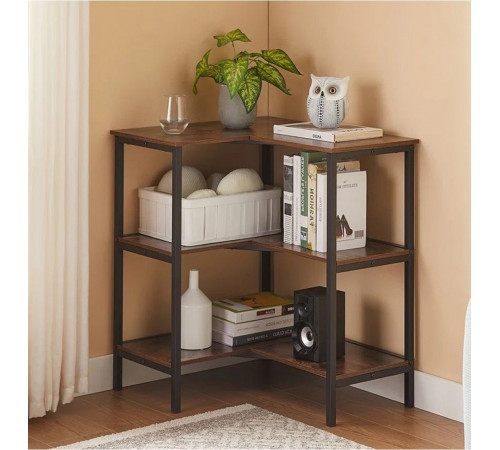 Стеллаж Lekendrick – угловой, 3-ярусный (75×60×70 см)