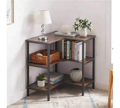 Стеллаж Lekendrick – угловой, 3-ярусный (75×60×70 см)