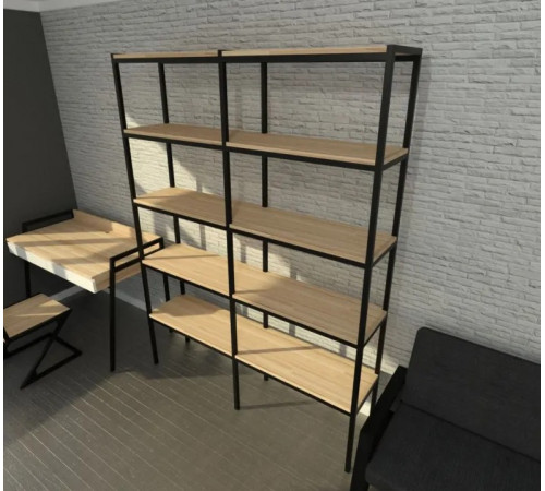 Стелаж Loft 4 — 157 × 35 × 210 см