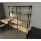 Стелаж Loft 4 — 157 × 35 × 210 см