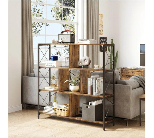 Стеллаж Miyashiro - 7 открытых полок, идеальная емкость.