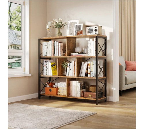 Стеллаж Miyashiro - 7 открытых полок, идеальная емкость.