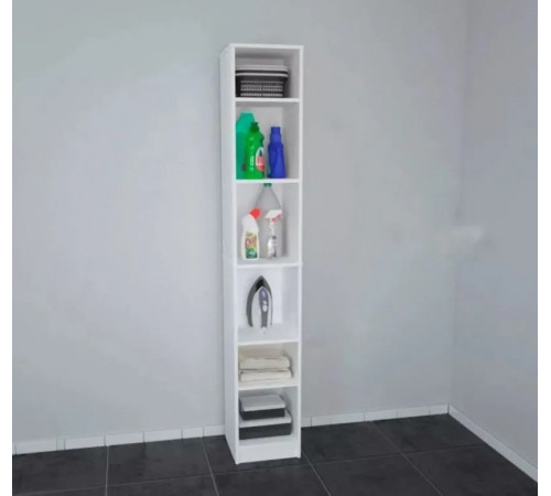 Стелаж Redr 8 — вузький стильний стелаж 180×30×30 см