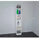 Стелаж Redr 8 — вузький стильний стелаж 180×30×30 см
