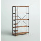 Стеллаж Roan Etagere – 5 больших + 4 секторных полки, 173,5×100×34 см.