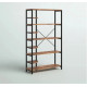 Стеллаж Roan Etagere – 5 больших + 4 секторных полки, 173,5×100×34 см.