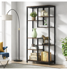 Стеллаж Skiff 8 полочный, черный