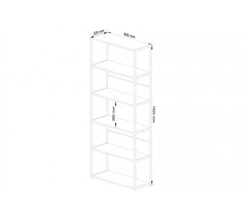 Стеллаж Teglor 5X