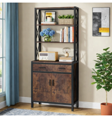 Стеллаж skiff 2 4-ярусный с ящиком и тумбой