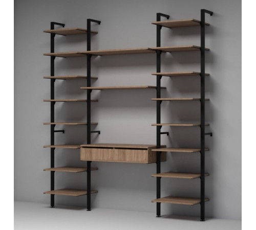 Стеллаж Аллегра модель 40 — лофт стиль, выбор цветов и премиальное качество
