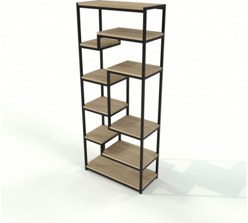 Loft стеллаж для офиса из дсп и металла - 170×70×32 см