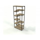 Loft стелаж для офісу з дсп та металу — 170×70×32 см