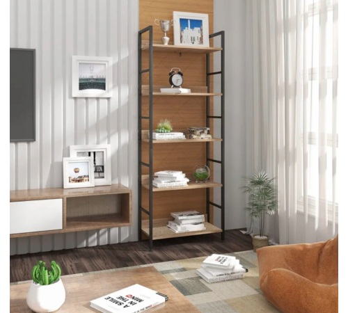 Стеллаж высокий WOLTU – стильный лофт стеллаж с прочным каркасом