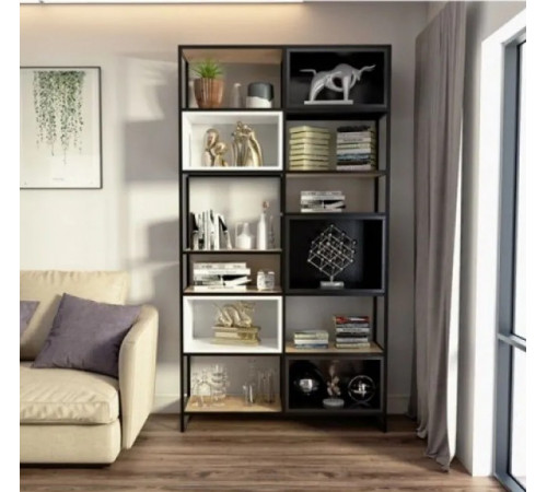 Великий стелаж Rack-195 у стилі Loft — MSMLOFT (2200х1200 мм)