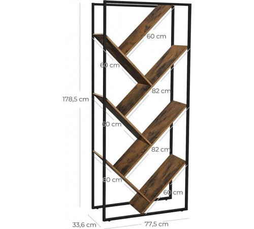 Стеллаж для книг LOFT – стильный и практичный элемент интерьера.