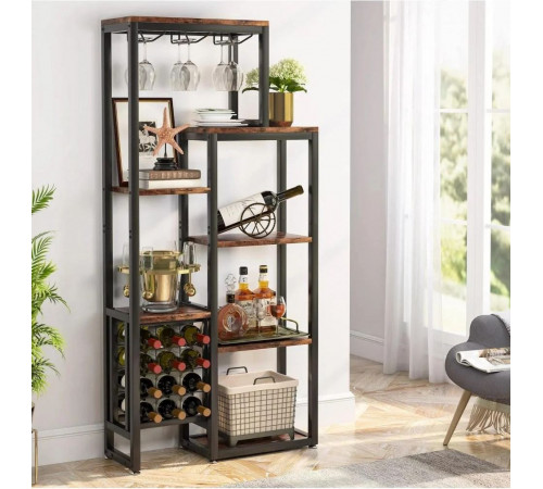Стеллаж для напитков и декора 5-ярусный