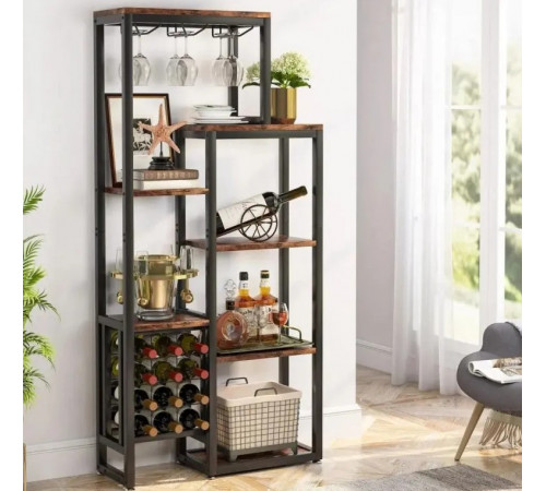 Стелаж для напоїв та декору 5-ярусний
