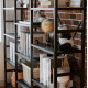 Loft стеллаж Z-4 (176×30×176см) – офисный дизайн