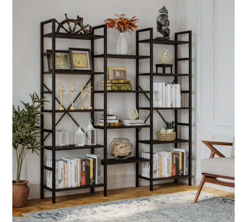 Loft стеллаж Z-4 (176×30×176см) – офисный дизайн