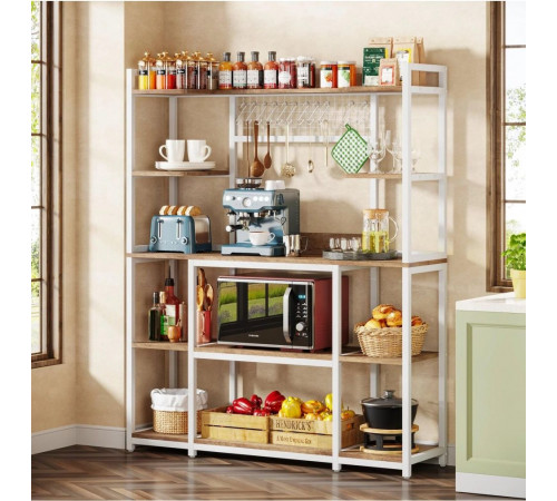 Стеллаж Скиф-2 в стиле Loft – металлический каркас и 4 полки.