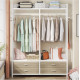 Стеллаж-органайзер, вешалка для одежды с ящиками и полками