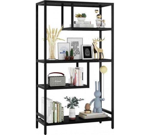 Стеллаж с 5 открытыми полками – металлический каркас, 178×100×33 см.