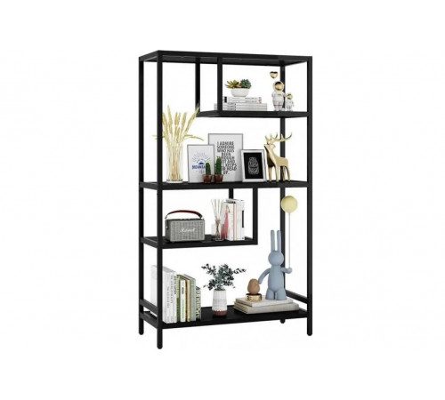 Стеллаж с 5 открытыми полками – металлический каркас, 178×100×33 см.