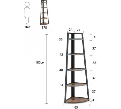 Стеллаж MSMLOFT — LOFT-стеллаж для дома или офиса