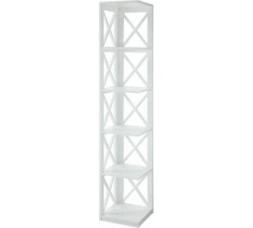 Угловой стеллаж Darek – 5 полок, 166×30×30 см