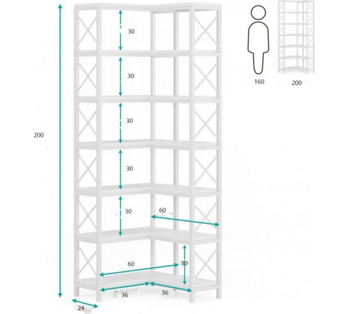 Стеллаж RRR— открытый LOFT-стеллаж для дома и офиса