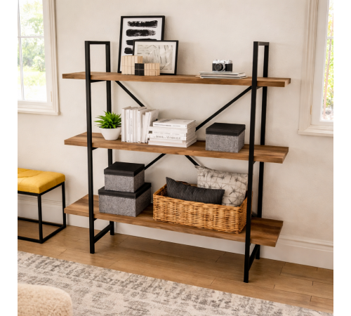 Loft стеллаж №7 в офис – 160×38×142см