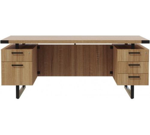 Рабочий стол Mirella с двойной подставкой – 182×91×75 см.