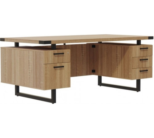 Рабочий стол Mirella с двойной подставкой – 182×91×75 см.