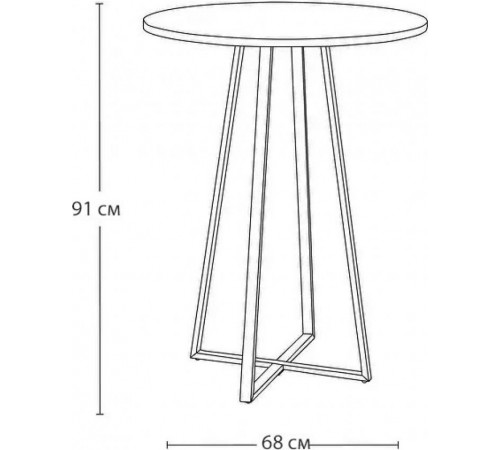 Стол Silver Orchid Pugo