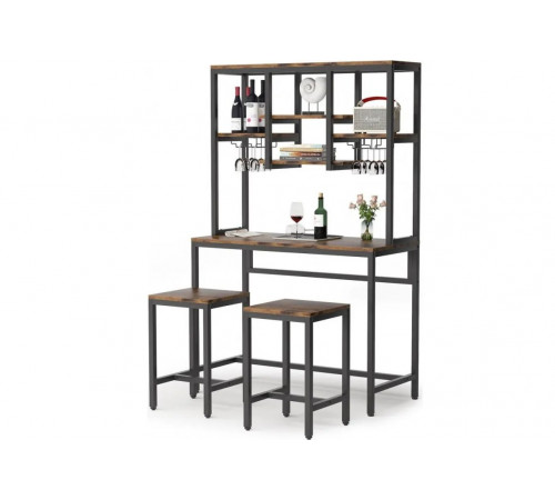 Барный комплект лофт: стол и 2 стулья – стильное решение для вашего пространства.