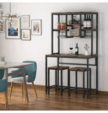 Стол барный с 2 барными стульями