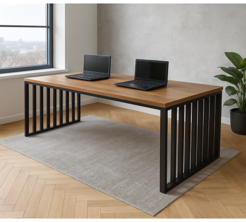 Стол двухместный, минималистичный MSMLOFT