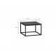 Приставной журнальный столик MSMLOFT – стильный металлический каркас.