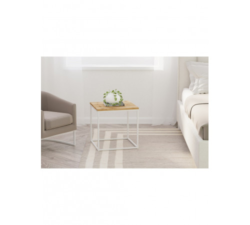 Журнальный столик «Ингара» - MSMLOFT, металлическая труба 20×20 мм, ДСП 16 мм.