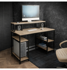 Стол компьютерный в стиле MSMLOFT, каркас металлический.