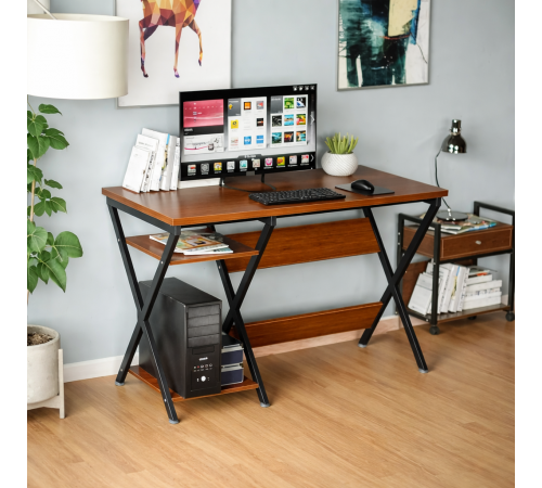 Стол компьютерный в стиле MSMLOFT (каркас металлический)