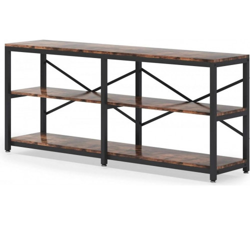 Стол консольный 3-ярусный в фойе с полками