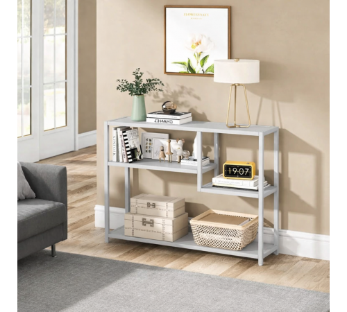 Стол консольный в прихожей с полками для хранения