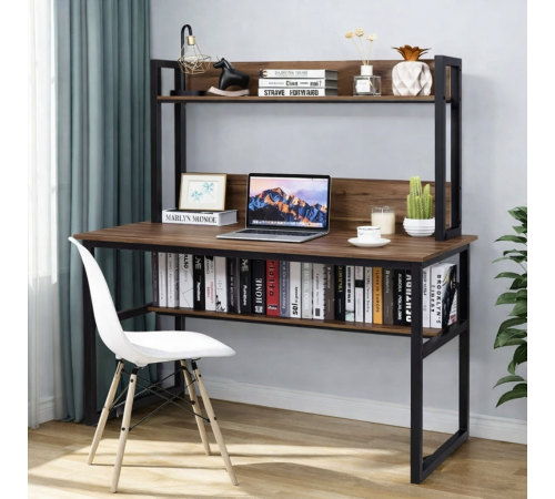 Письменный стол MSMLOFT с металлическим каркасом — 120×60×140 см.