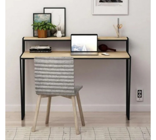 Стол письменный MSMLOFT с металлическим каркасом - 120×60×75 см.