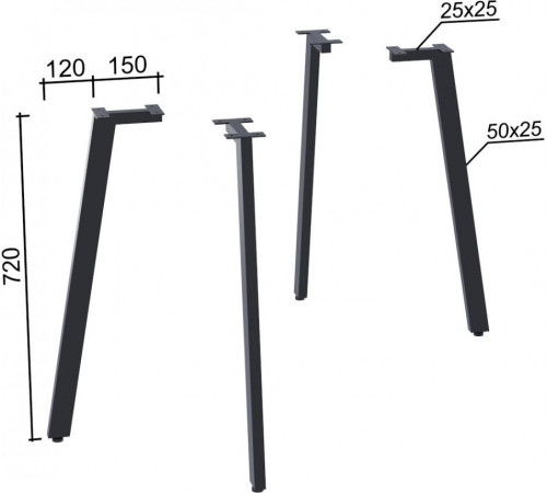 Стол обеденный Ленард – MSMLOFT (120×75,2×65)