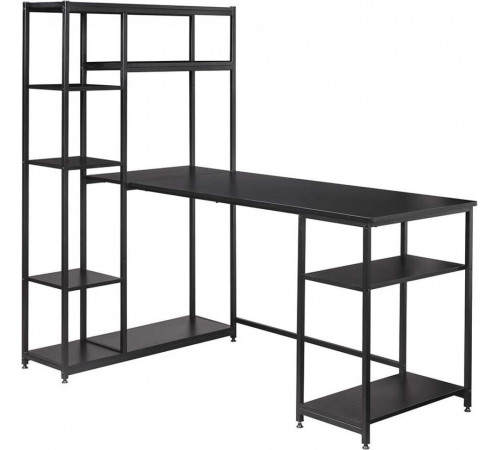 Письменный стол MSMLOFT с полками — 160×75× (60–90) см